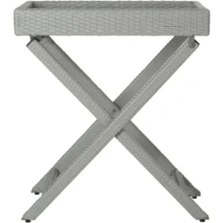 Bardia Patio Folding Tray Table - Safavieh -Safavieh Deals Store GUEST 0129de27 1c17 4b8a 9688 024e1d83ff18
