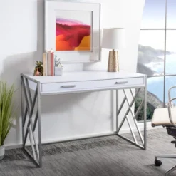 Elaine 1 Drawer Desk - Safavieh