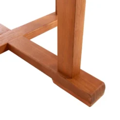 Pate 3pc Bistro Set - Natural/Navy - Safavieh -Safavieh Deals Store GUEST 082fa773 25fc 4e83 8ac3 a71faf6d2597