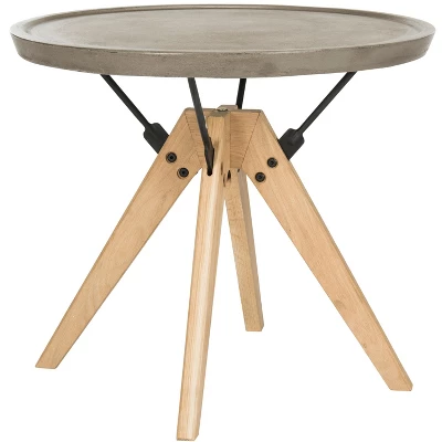 Farmond Concrete Side Table - Dark Grey - Safavieh 3 Farmond Concrete Side Table - Dark Grey - Safavieh - Image 3