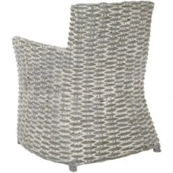 Cabana Rattan Arm Chair - Grey White Wash - Safavieh -Safavieh Deals Store GUEST 0e9bd602 5725 44f6 ad9e 69aca54a46e5