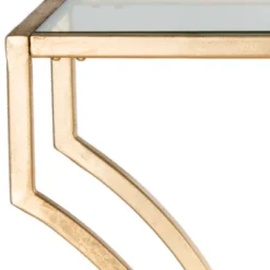 Alphonse Console - Gold/Glass - Safavieh -Safavieh Deals Store GUEST 0ffd5c9d 8fd0 4035 9efe 410f3727aef3