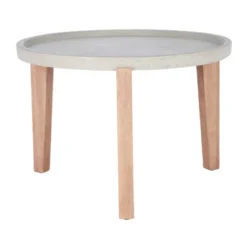 Valton Side Table - Natural/Light Gray - Safavieh -Safavieh Deals Store GUEST 10940883 c206 4d17 9e60 bf0f995de8e7