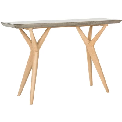 Ragna Concrete Console - Dark Grey - Safavieh 3 Ragna Concrete Console - Dark Grey - Safavieh - Image 3