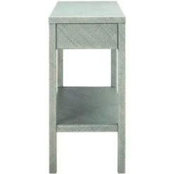 Asa 2 Drawer 1 Shelf Console Table - Turquoise/Antique Gold - Safavieh -Safavieh Deals Store GUEST 2332890a 8f8d 488b 862b 1a51d2363e13