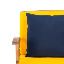 4pc Fontana Outdoor Set Teak Look/Yellow - Safavieh 8 4pc Fontana Outdoor Set Teak Look/Yellow - Safavieh -Safavieh Deals Store GUEST 2431a9ad 77d8 446f b293 e16ff052676e