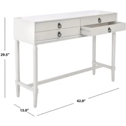 Aliyah 4 Drawer Console Table - Safavieh -Safavieh Deals Store GUEST 290407a1 1c53 45aa aca9 792f2ee8b22b