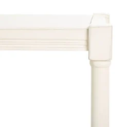 Rafiki 3 Shelf Console Table - Distressed White - Safavieh