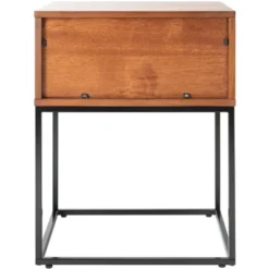Marquise 1 Drawer Nighstand - Brown - Safavieh -Safavieh Deals Store GUEST 2aec3ff8 73d7 42c8 b1b9 d98f44ba7596