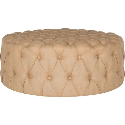 Charlene Tufted Cocktail Ottoman - Safavieh 6 Charlene Tufted Cocktail Ottoman - Safavieh - Image 6