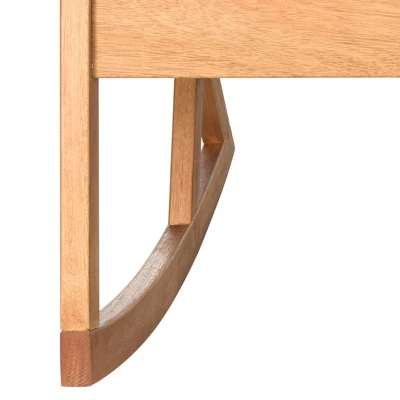 Vernon Rocking Chair Natural/Yellow - Safavieh 5 Vernon Rocking Chair Natural/Yellow - Safavieh - Image 5