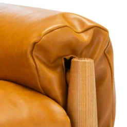 Oslo Mid Century Arm Chair - Caramel/Natural - Safavieh -Safavieh Deals Store GUEST 34c9cad7 8fc3 45a3 a615 2e2062297d2d