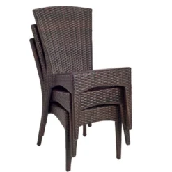 New Castle Wicker Side Chair (Set Of 2) - Black/Brown - Safavieh 8 New Castle Wicker Side Chair (Set Of 2) - Black/Brown - Safavieh -Safavieh Deals Store GUEST 3542ba90 f238 4b8b 9a90 c6532dd138b7