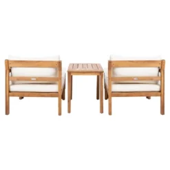 Pratia 5pc Outdoor Set - Natural/Beige - Safavieh -Safavieh Deals Store GUEST 441ec4a7 15f9 4719 b074 0c9af88edfe3