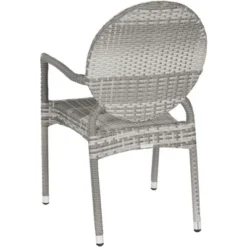 Valdez Indoor Outdoor French Bistro Stacking Arm Chair (Set Of 2) - Grey - Safavieh 8 Valdez Indoor Outdoor French Bistro Stacking Arm Chair (Set Of 2) - Grey - Safavieh -Safavieh Deals Store GUEST 449bd1a6 1824 4d01 b2c1 2dc8de9b82cf