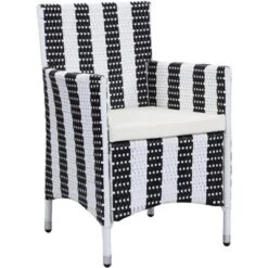 Kendrick Chair (Set Of 2) - Black/White - Safavieh -Safavieh Deals Store GUEST 525899b7 98ea 4570 b97b 4178945e4fe4