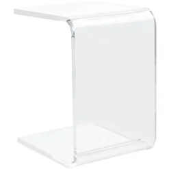 Upton Acrylic Side Table - Clear - Safavieh -Safavieh Deals Store GUEST 55c491ef 107e 43fe b014 acf04a50583b