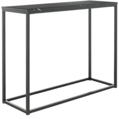 Baize Console Table - Black - Safavieh -Safavieh Deals Store GUEST 59ef00c6 e004 4a24 a34a 8a5a0bc9fce9