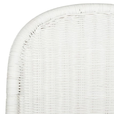 Tana Wicker Side Chair (Set Of 2) - White - Safavieh 5 Tana Wicker Side Chair (Set Of 2) - White - Safavieh - Image 5