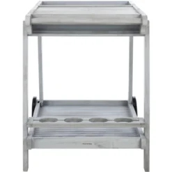 Orland Tea Trolley - Grey - Safavieh -Safavieh Deals Store GUEST 6393771a 6055 43de b375 a66ae14eca00