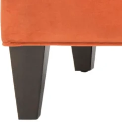 Harlow Lounging Bench - Pumpkin - Safavieh -Safavieh Deals Store GUEST 63ac7f16 49cd 42cb a826 13b975c28dbc