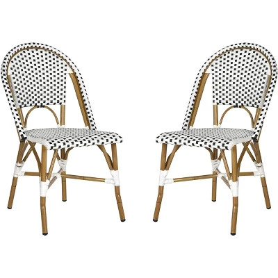Salcha Indoor Outdoor French Bistro Side Chair (Set Of 2) - Safavieh 10 Salcha Indoor Outdoor French Bistro Side Chair (Set Of 2) - Safavieh - Image 10