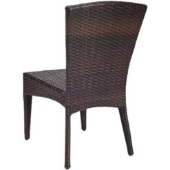 New Castle Wicker Side Chair (Set Of 2) - Black/Brown - Safavieh 7 New Castle Wicker Side Chair (Set Of 2) - Black/Brown - Safavieh -Safavieh Deals Store GUEST 68793a78 ca53 43ea 820d fe6fe9d72e7f