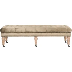 Barney Tufted Bench W/ Brass Nail Heads - Safavieh 13 Barney Tufted Bench W/ Brass Nail Heads - Safavieh -Safavieh Deals Store GUEST 6e3cb60d 1386 465f 9bb7 2825935c1c26