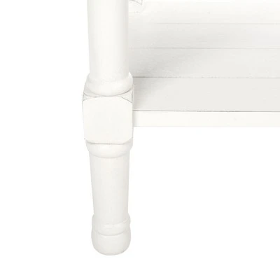 Primrose 2 Drawer Console Table - Distressed White - Safavieh 5 Primrose 2 Drawer Console Table - Distressed White - Safavieh - Image 5