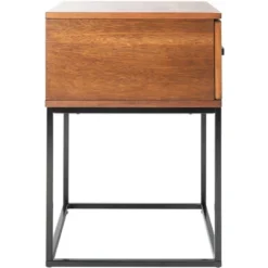 Marquise 1 Drawer Nighstand - Brown - Safavieh -Safavieh Deals Store GUEST 7a033c2e a8b1 4279 abfa 29d097c432ad