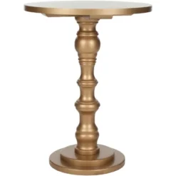 Greta Round Top Accent Table - Safavieh -Safavieh Deals Store GUEST 7cbdf425 0e47 409e 9da9 3325404abffc