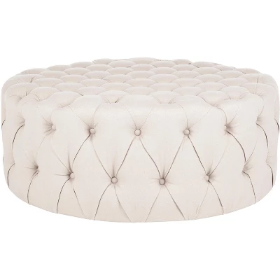 Charlene Tufted Cocktail Ottoman - Safavieh 5 Charlene Tufted Cocktail Ottoman - Safavieh - Image 5
