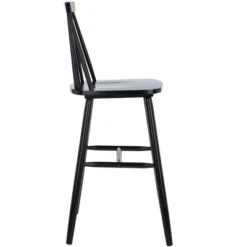Beaufort Bar Stool (Set Of 2) - Black - Safavieh -Safavieh Deals Store GUEST 7ece6c8b cff3 49c8 9e70 d2d9a26e0aa1