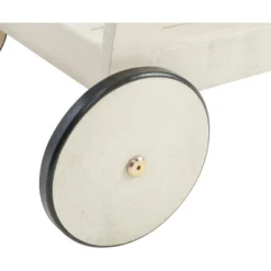 Renzo Indoor/Outdoor Bar Cart - Distressed White - Safavieh -Safavieh Deals Store GUEST 7f563f05 624a 4c4b aea9 90150994ccb3