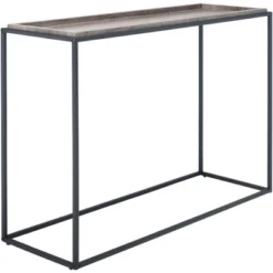 Andey Console Table - Brown/Black - Safavieh -Safavieh Deals Store GUEST 80a0194f 74d1 479d 8310 d393107879e8