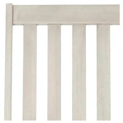 Lugano Wood Patio Rocking Chair - White - Safavieh 3 Lugano Wood Patio Rocking Chair - White - Safavieh - Image 3