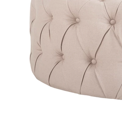 Charlene Tufted Cocktail Ottoman - Safavieh 4 Charlene Tufted Cocktail Ottoman - Safavieh - Image 4