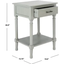 Ryder 1 Drawer Accent Table - Safavieh -Safavieh Deals Store GUEST 86a19da8 0e43 4bc5 8e43 ce4e1cfb20f2