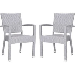Kelda Stacking Arm Chair (Set Of 2) - Safavieh -Safavieh Deals Store GUEST 87acb697 56f5 49e7 99b2 ad0861c91ba1