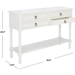 Haines 4 Drawer Console Table - Safavieh 14 Haines 4 Drawer Console Table - Safavieh -Safavieh Deals Store GUEST 885377f5 68fe 46d8 beca 22021e4d9401