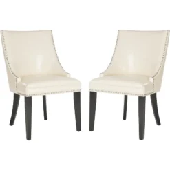 Afton 20"H Side Chair W/ Nail Heads (Set Of 2) - Safavieh -Safavieh Deals Store GUEST 8ab5d02f 521a 457d a143 6bd092d9cf39