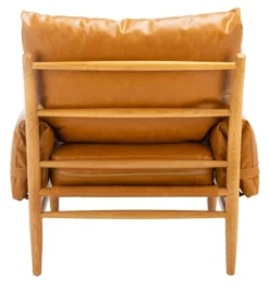 Oslo Mid Century Arm Chair - Caramel/Natural - Safavieh -Safavieh Deals Store GUEST 95698b18 fd68 4d71 90a0 fdc7ac651b56