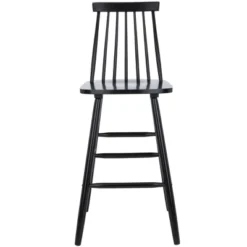 Beaufort Bar Stool (Set Of 2) - Black - Safavieh -Safavieh Deals Store GUEST a28a70f0 0a36 49d3 8d6c b8713d06ee1e