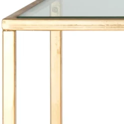 Inga Console Table - Gold/Glass - Safavieh -Safavieh Deals Store GUEST a2dc1c0b d106 41ba 9141 0e59dfff3e6e