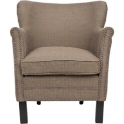 Jenny Arm Chair W/ Nail Heads - Safavieh -Safavieh Deals Store GUEST a3358f18 d910 4b6d 9f2d 93b6a7a912d4