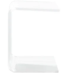 Upton Acrylic Side Table - Clear - Safavieh -Safavieh Deals Store GUEST af5f7c9b 971b 4bea a6e8 3833bd87b076