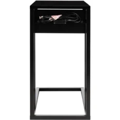 Portland Usb Side Table - Black - Safavieh -Safavieh Deals Store GUEST b51a99ae fcd0 4418 8cf1 979b4512ccf2