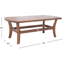 Payden Outdoor Coffee Table - Natural - Safavieh -Safavieh Deals Store GUEST b9aca609 90d8 4e50 9eaa 668badc90ba0
