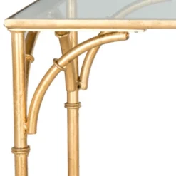 Maurice Console - Gold/Glass - Safavieh -Safavieh Deals Store GUEST c40ba041 6833 4f49 8f52 11dd80633081