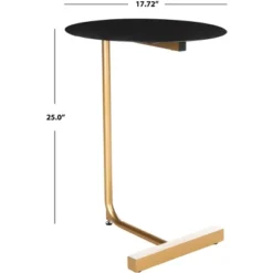 Haylee Round Side Table - Safavieh -Safavieh Deals Store GUEST c602823b a950 497b 9d89 9ba272c8aaf6